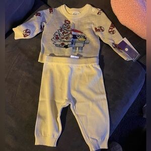 Baby boy sweater outfit. New with tags